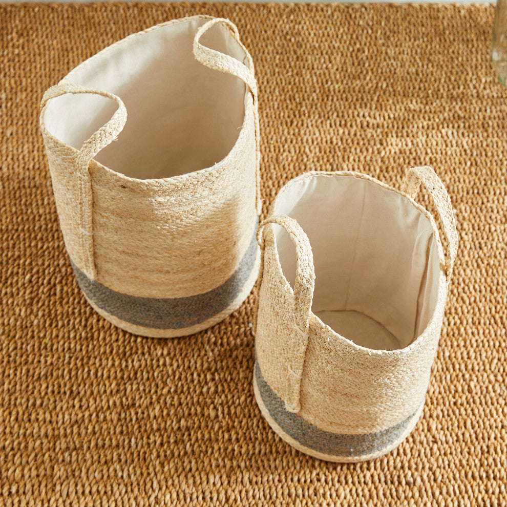 Quinn Round Baskets, Set of 2
