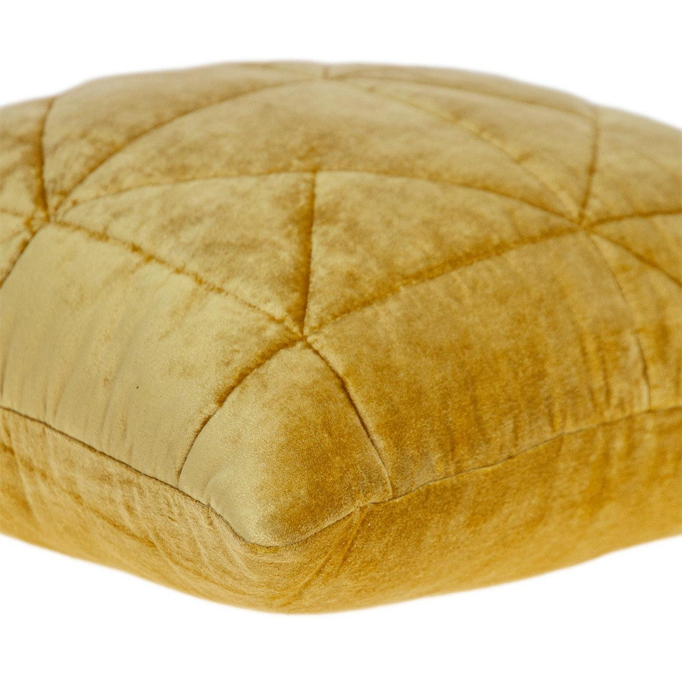 Parkland Collection Zoe Yellow Throw Pillow