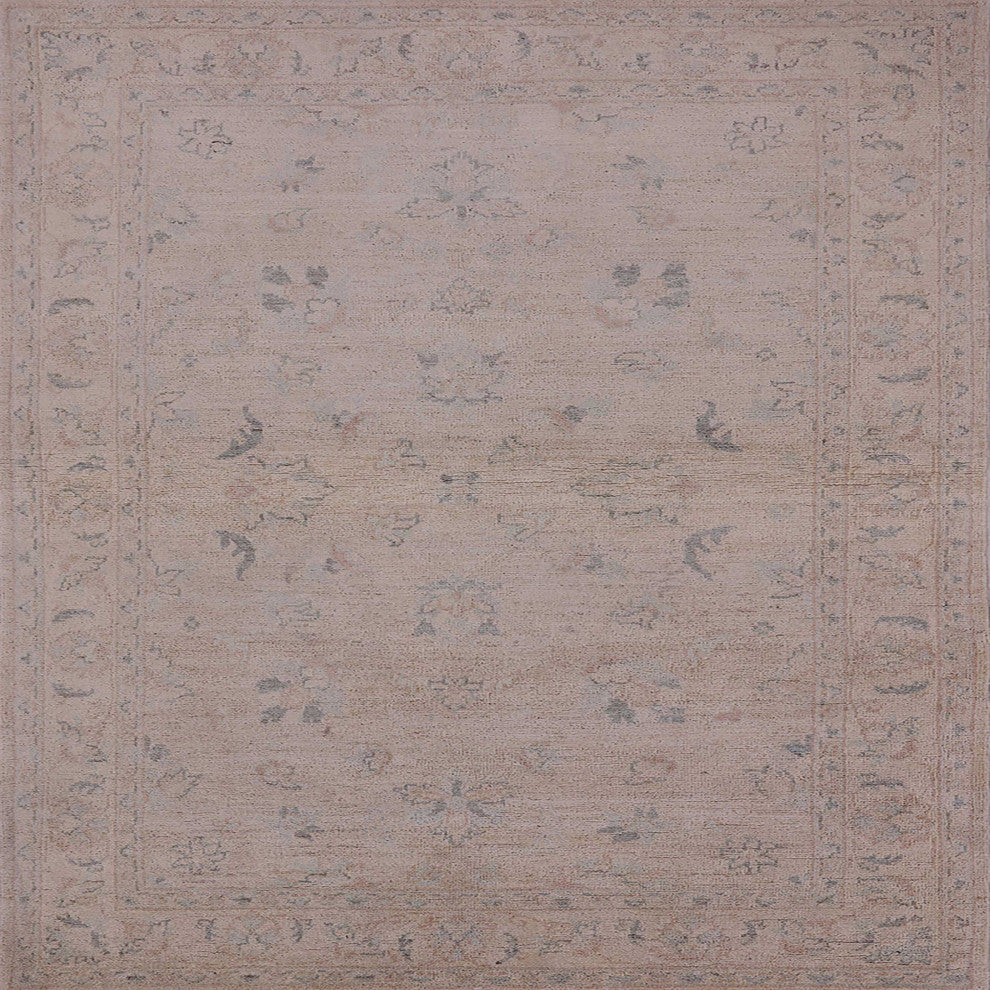 Ahgly Company Indoor Square Mid-Century Modern Area Rugs, 8' Square