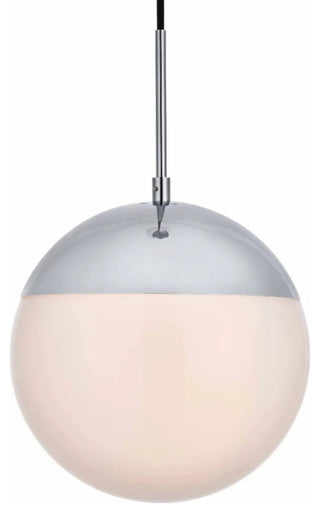 Elegant Lighting LD6032 Eclipse 10"W Pendant - Chrome