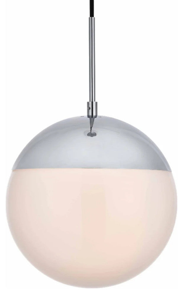 Elegant Lighting LD6032 Eclipse 10"W Pendant - Chrome