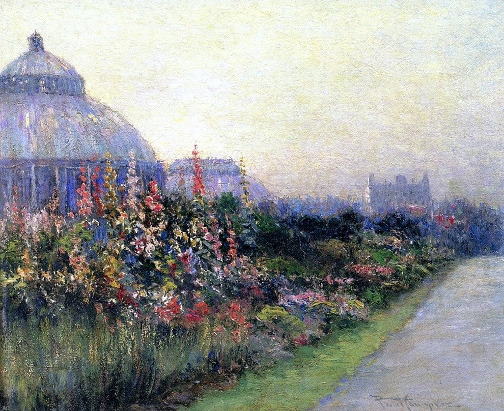 Paul Sawyier Botanical Gardens Brooklyn, Gallery Wrapped Canvas, 20"x25"