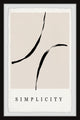 "Love the Simplicity" Framed Painting Print, 30x45