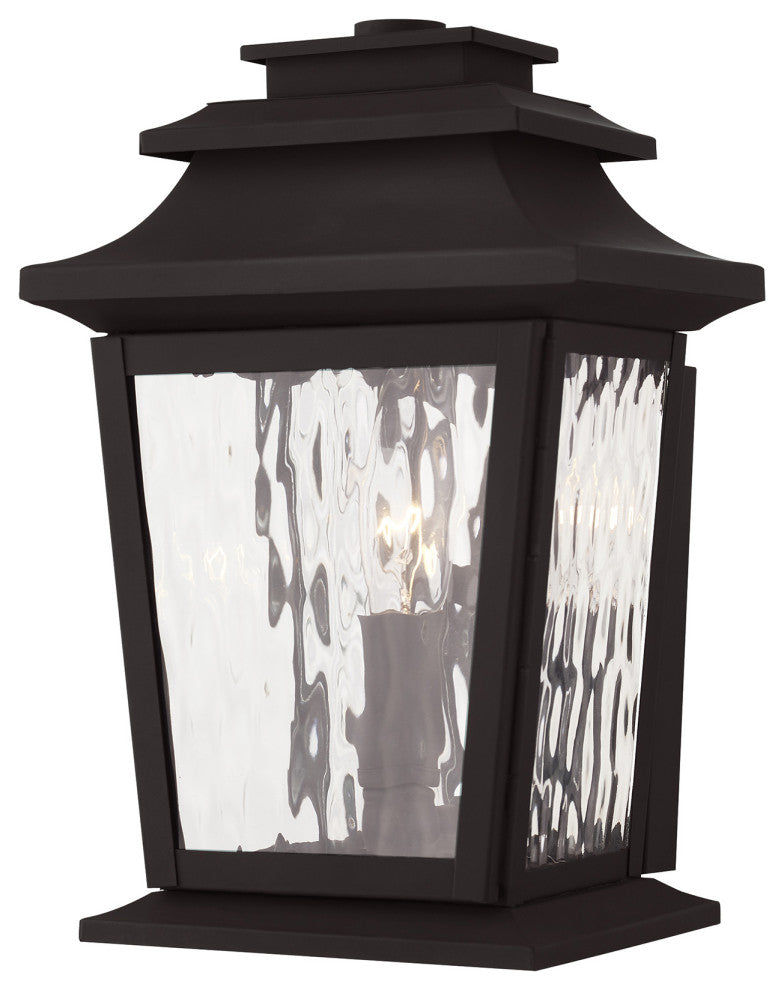 Livex 20255-07 1-Light Bronze Outdoor Wall Lantern, Bronze