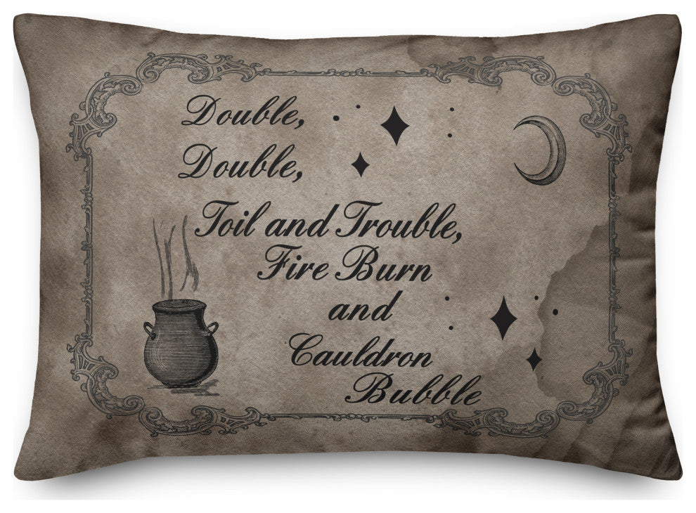 Double Double Trouble 1 14"x20" Spun Poly Pillow