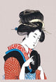 Woman in Red- Gallery Wrapped Canvas Art 28" x 42"