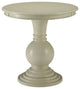 Urban Designs Callisto Wooden Accent Side Table, Antique White