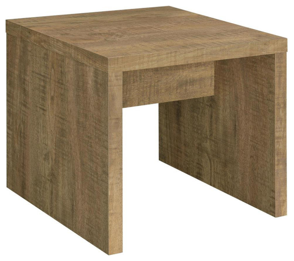 Lynette Square Engineered Wood End Table Mango