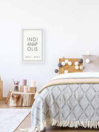 "Indianapolis" Framed Painting Print, 30x45