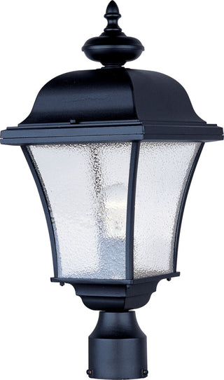 Maxim 1065 Senator 1 Light Outdoor Post Light - Black