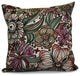 Zentangle Floral Floral Print Pillow, Purple, 18"x18"