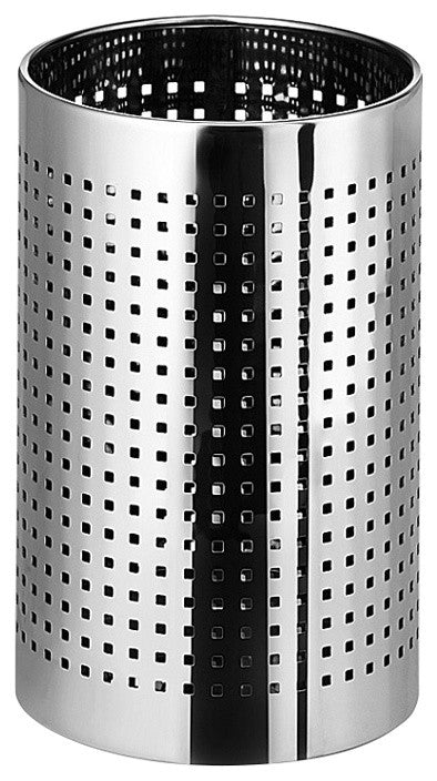 Basket Waste Basket, Stainless Steel