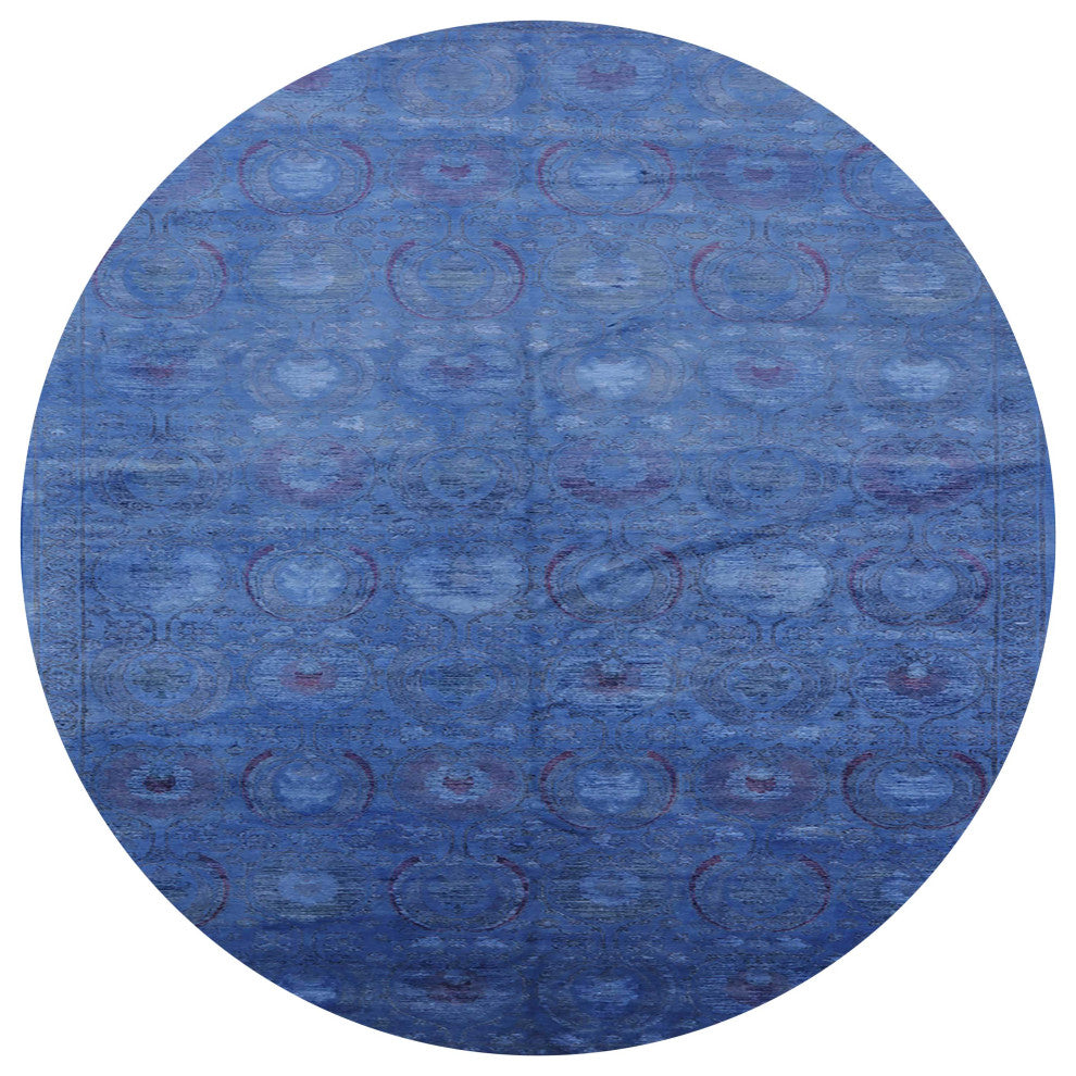 Ahgly Company Indoor Round Mid-Century Modern Area Rugs, 8' Round