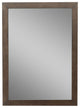 Legion Furniture Tristan Mirror, Antique Coffee, 24"