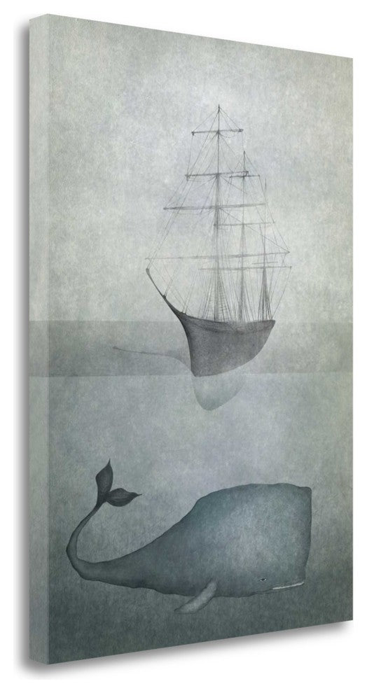 "Deep Water" By Majali, Giclee Print on Gallery Wrap Canvas, Ready to Hang