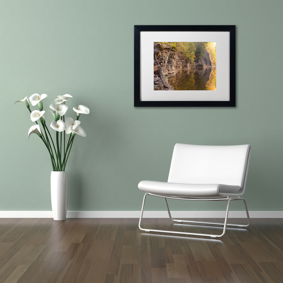 Jason Shaffer 'Peasley Hollow 2', Black Frame, White Mat, 14x11