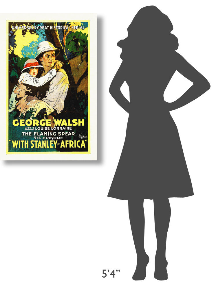 "With Stanley In Africa" Canvas by Hollywood Photo Archive, 24x36"