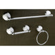 Kingston Brass 3-Piece Bathroom Accessory Set, Polished Chrome