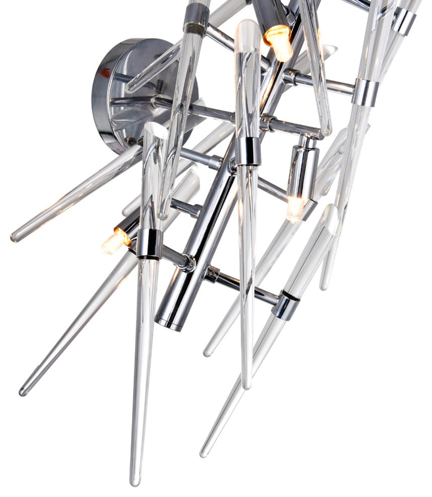 Icicle 3 Light Wall Light With Chrome Finish