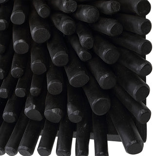 Uttermost PortSide Black Wood Wall Panel