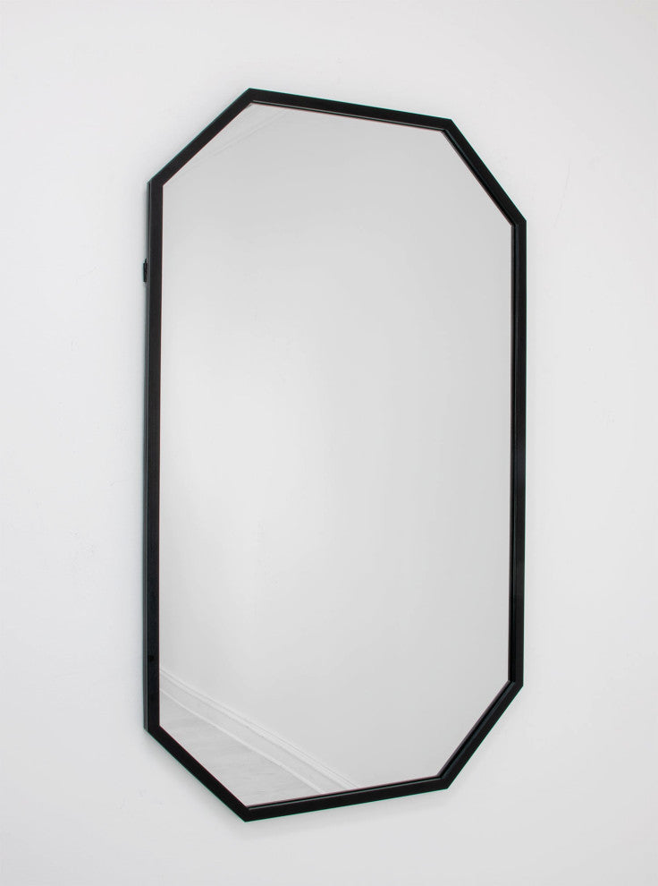Somo Black Frame Mirror