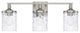 Colton Three Light Vanity, Brushed Nickel
