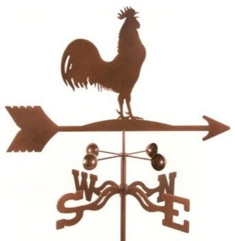Rooster Weathervane With Roof Mount