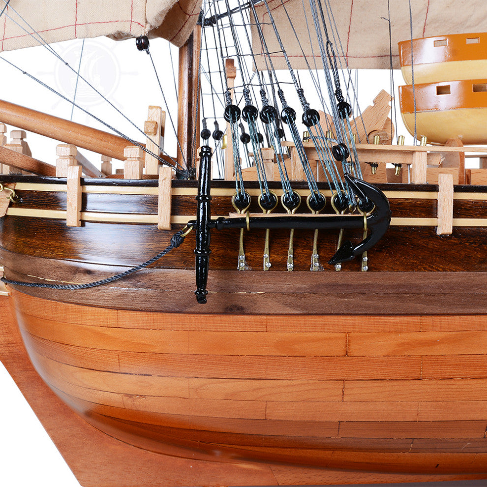 Hms Bounty New Museum-quality Fully Assembled Wooden Model Ship
