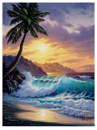 "Sunset Coast 7" by Anthony Casay, Canvas Art, 24"x18"