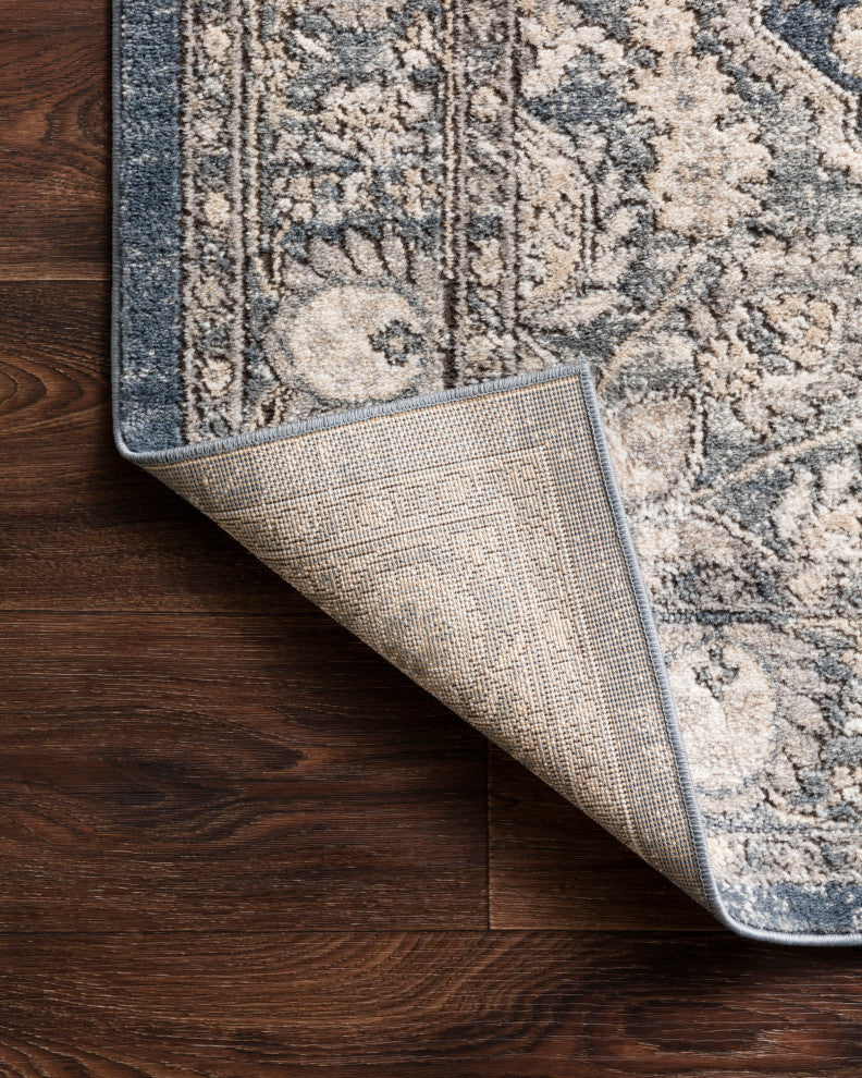 Teagan TEA-01 Area Rug, Denim/Mist, 11'6"x15'