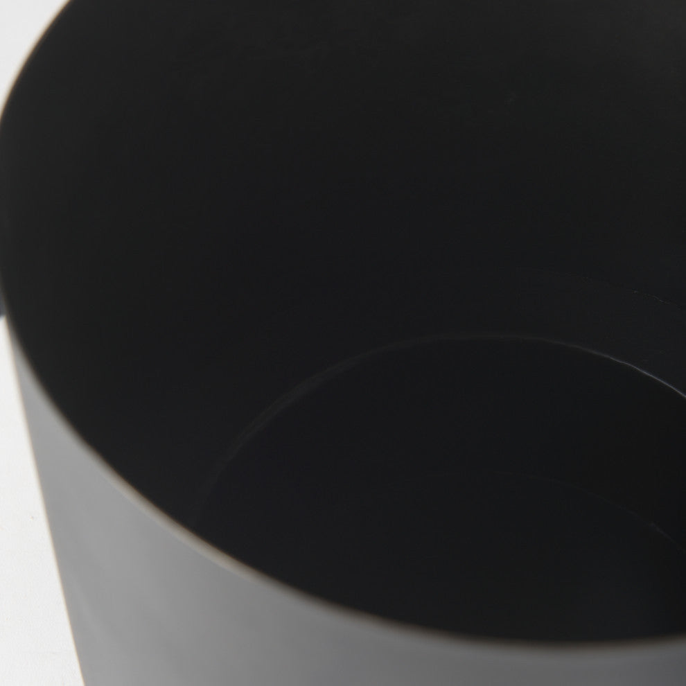 Juno Black Iron Vase, 9"