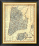 "City of New York, 1846"  by Samuel Augustus Mitchell, 29x34"