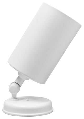 75-Watt Single Cylinder Adjustable Security Flood Light, White
