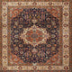 Ahgly Company Indoor Square Traditional Area Rugs, 3' Square