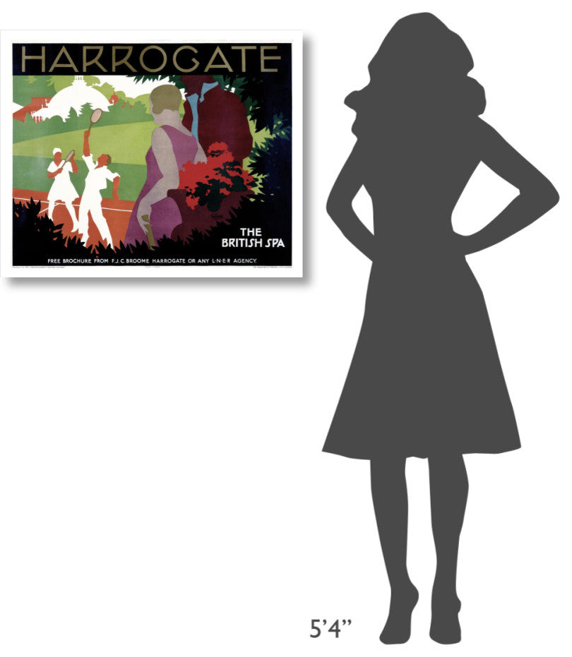 "Harrogate" Digital Paper Print by Tom Purvis, 32"x26"