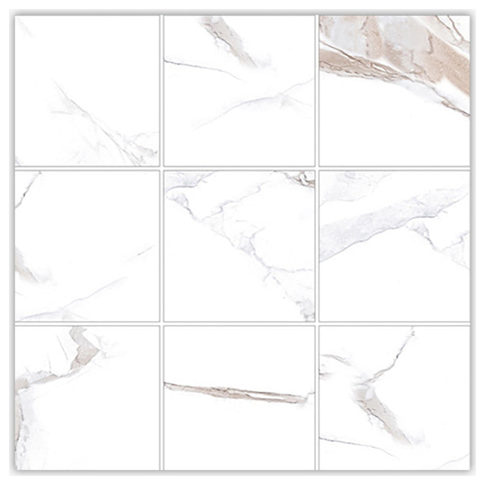 Calacatta Bronze Matte 2x2 Porcelain Mosaic
