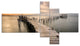 Carrasqueira Old Wooden Pier, Seashore Photo Canvas Art Print, 60"x32", 5 panels