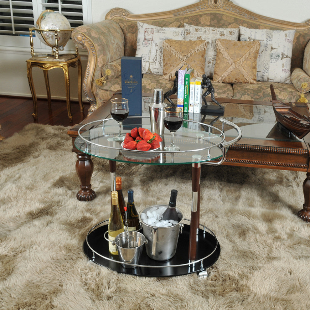 Anne Home Serving Trolley Bar Cart, Serving Cart