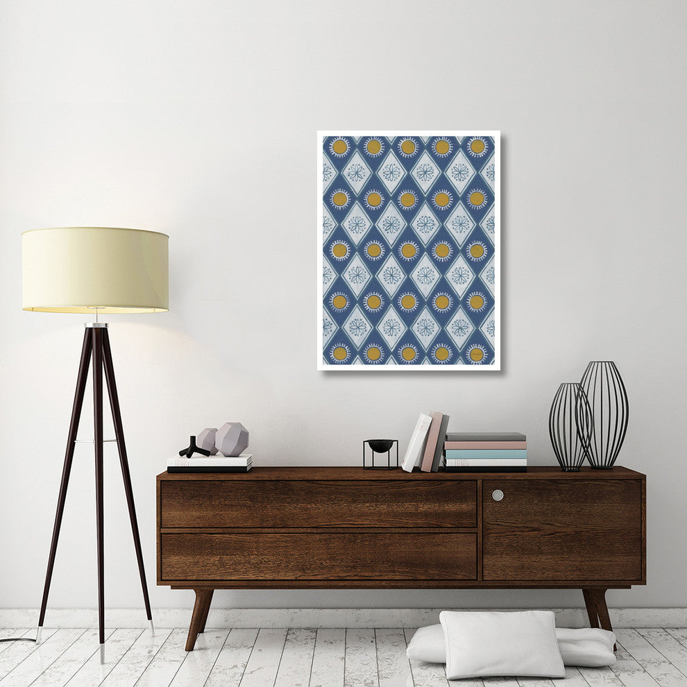 "Sunny Designs I" Digital Paper Print by Kathrine Lovell, 32"x42"