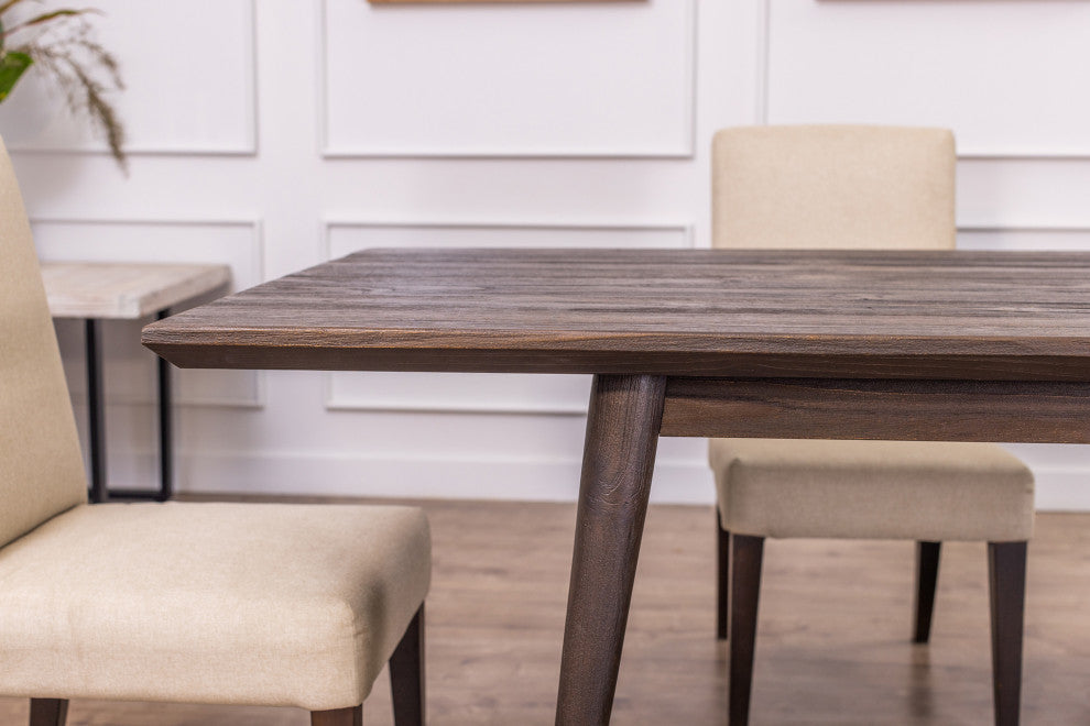 Solid Teak Vintage Dining Table