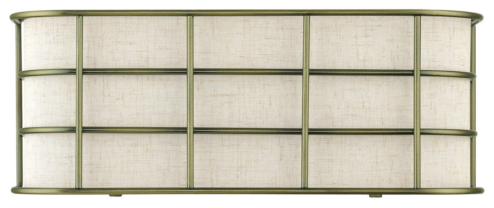 Blanchard 2-Light Antique Brass ADA Sconce