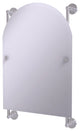 Prestige Skyline Arch Frameless Rail Mounted Mirror, Satin Chrome