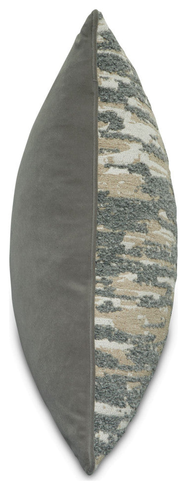 Moonbeam Tillman 20" Square Pillow, Set of 2, Dove