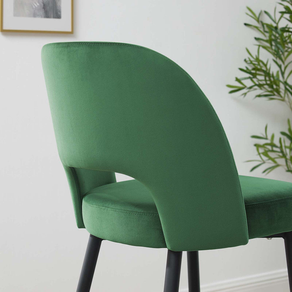 Bar Stool Chair Barstool, Velvet, Metal, Green, Bar Pub Cafe Bistro Restaurant