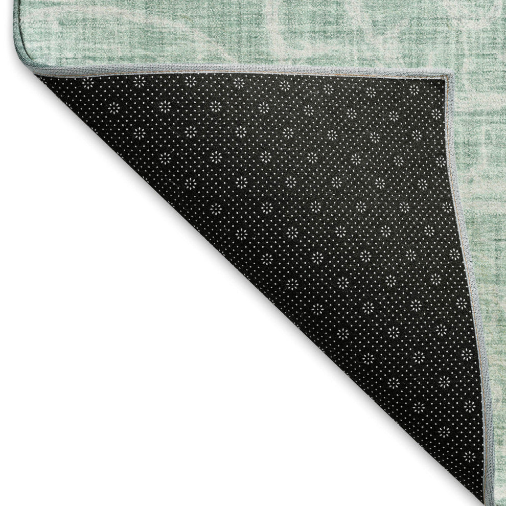 Addison Premium Washable Mayfield AMF190 Green 3' x 5' Rug