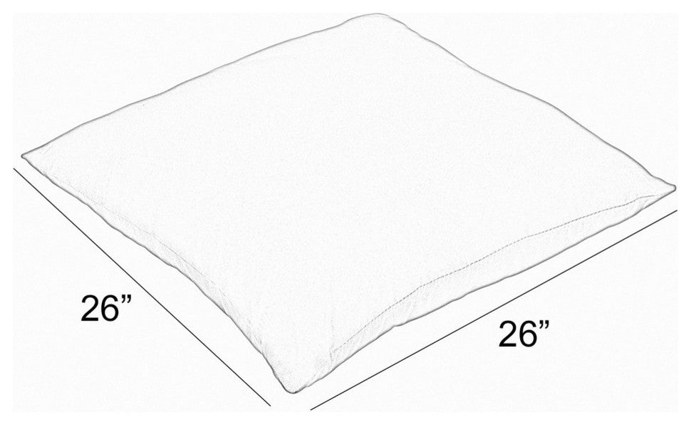 Sunbrella Tartan Gray Plaid Outdoor Square Floor Pillow, 26x26