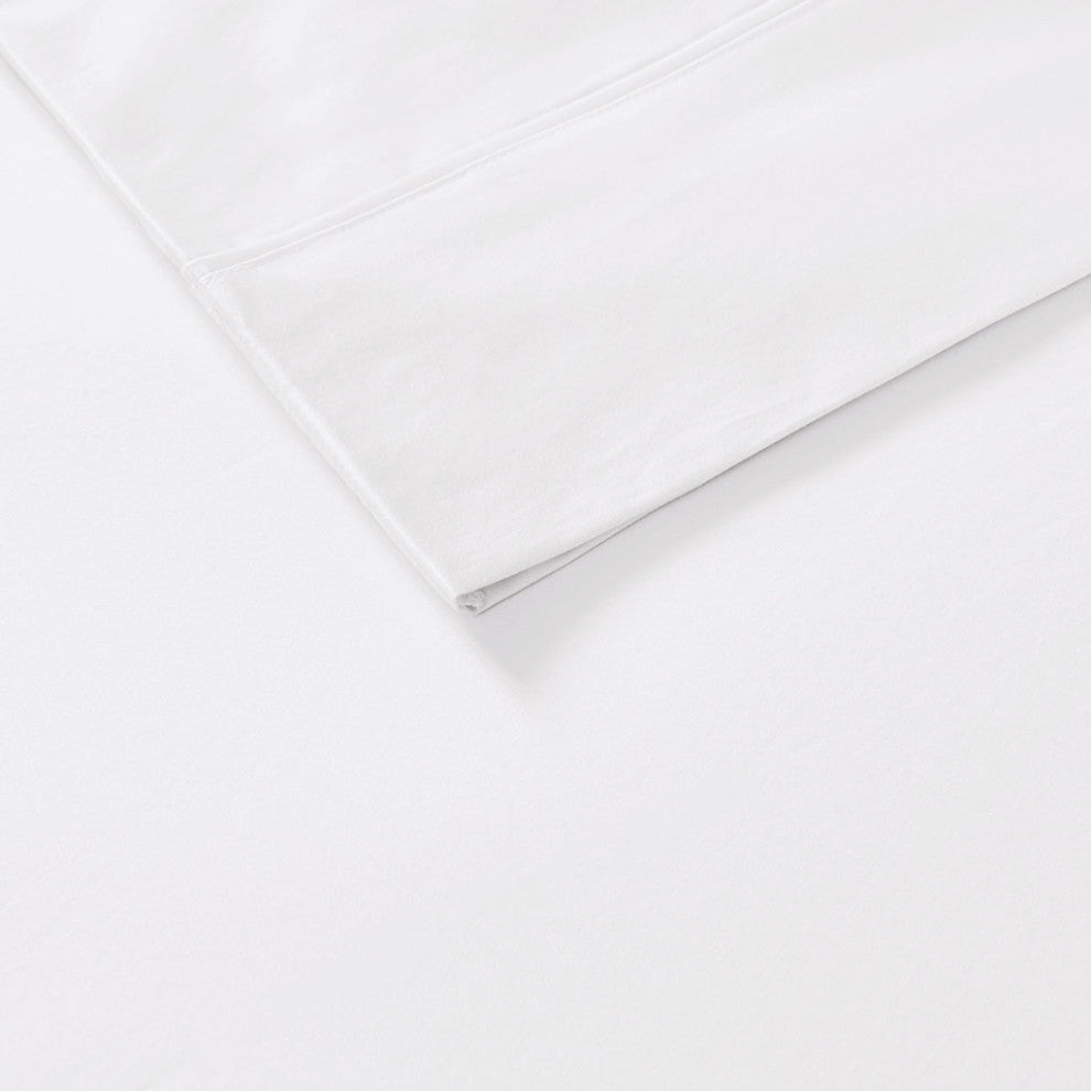 Madison Park 800 Thread Count Cotton-Blend Sateen 6-Piece Sheet Set, White