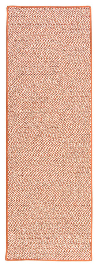 Outdoor Houndstooth Tweed OT19 Orange Indoor/Outdoor Area, Rectangular 2'x4'