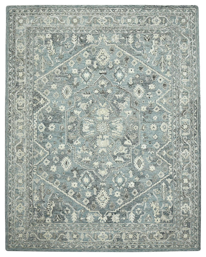 Vestige Jericha Area Rug, Blue, 5' x 7'6", Oriental