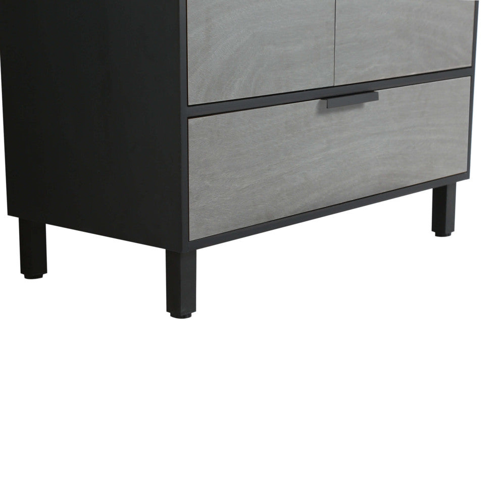 Fine Fixture Bathroom Vanity and Sink, 24"Clasic Gray ADA Compliant, Classic Gra